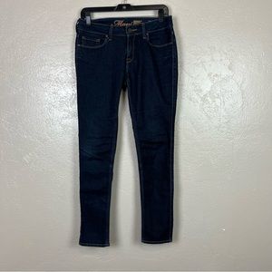 Mabi women Alexa mid rise stretch skinny blue jeans‎ size 28/30